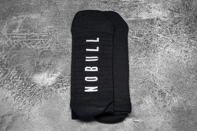 Men's Nobull LOW Socks Black / White | SG F2599D